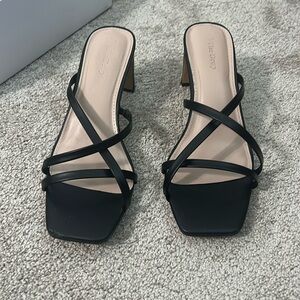 The Drop Women's Amelie Strappy Square-Toe Heeled Sandal